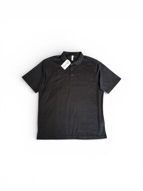 Core 365 Polo Shirt Men's Size Large Alphabroder Black Short Sleeve